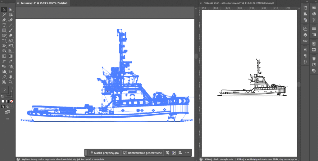 Rysunek techniczny GiftPak WUŻ